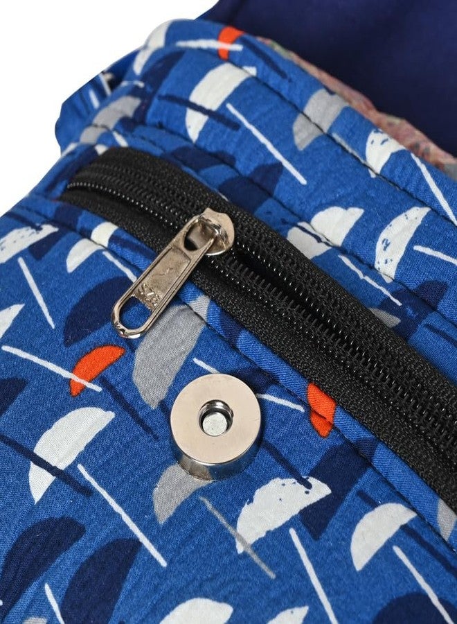 Coco Candy Women's Casual Lightweight Stylish Handbag | Umbrella Print Blue Sling Bag for Women - Perfect for Daily Use - Image 4